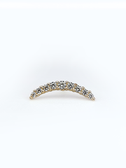 Anabel – Or massif 14 carats, jaune ou blanc – bijou de piercing Eternità Luxury Piercing