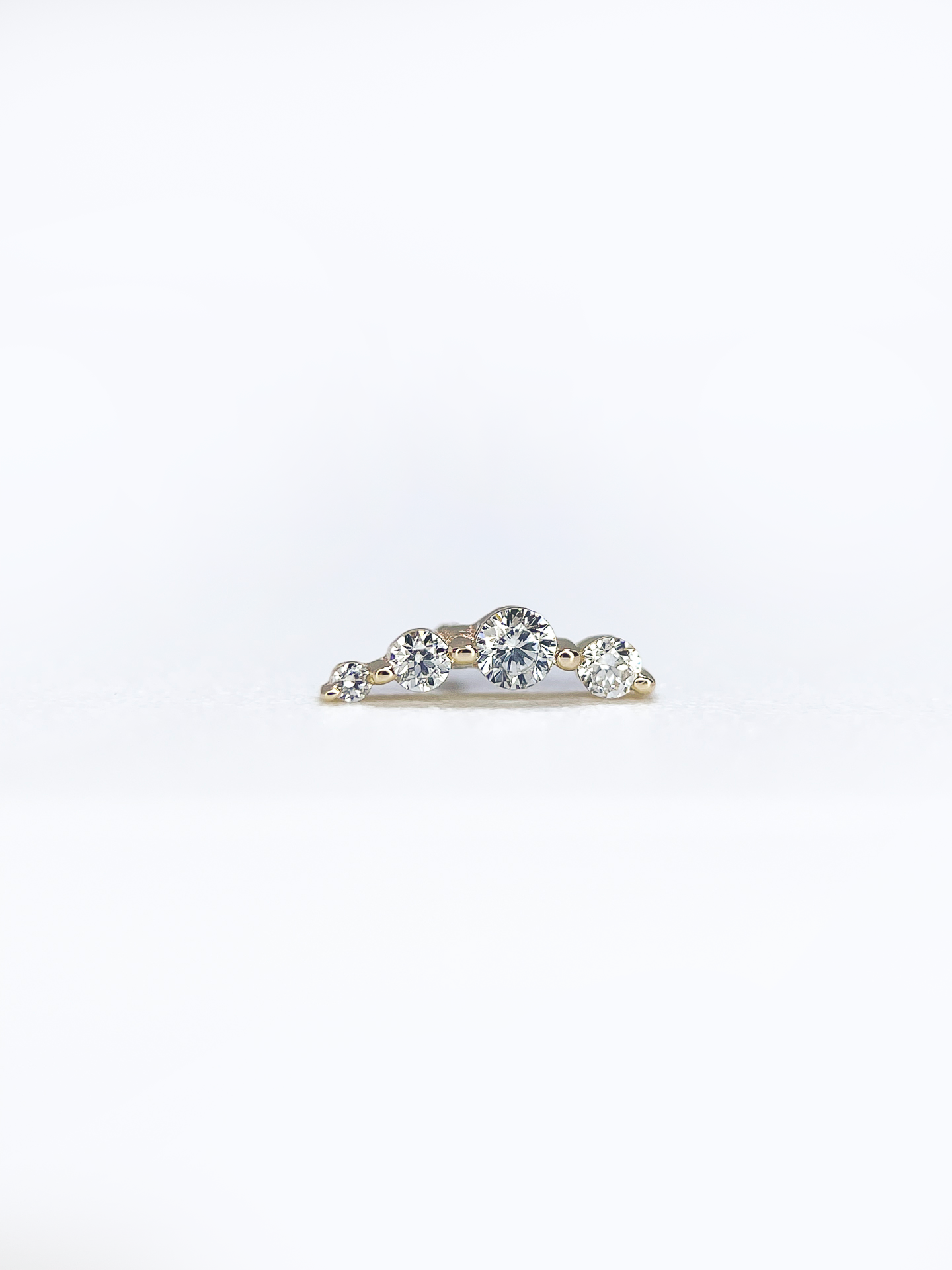 Belle – Or Jaune ou Or Blanc 14K