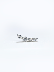 Belle – Or massif 14 carats, jaune ou blanc – bijou de piercing Eternità Luxury Piercing