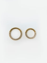 Genova – Titane doré – bijou de piercing Eternità Luxury Piercing
