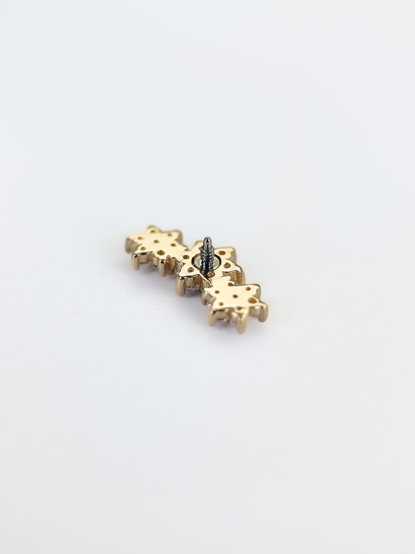 Flower – Or Jaune & Or Blanc 14K