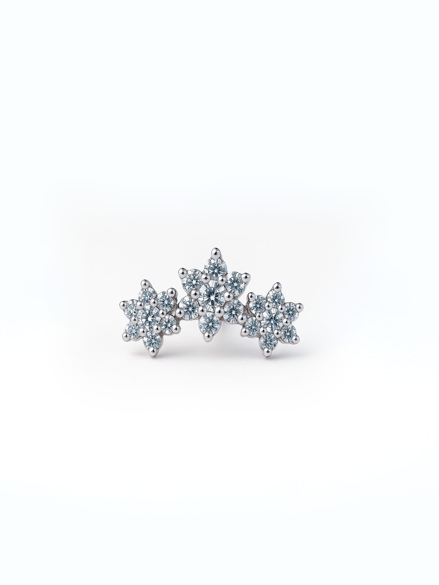 Flower – Or Jaune & Or Blanc 14K