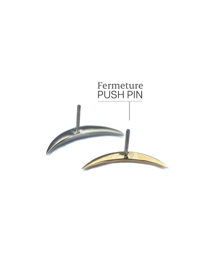 Crescent - Or Jaune & Or Blanc 14K