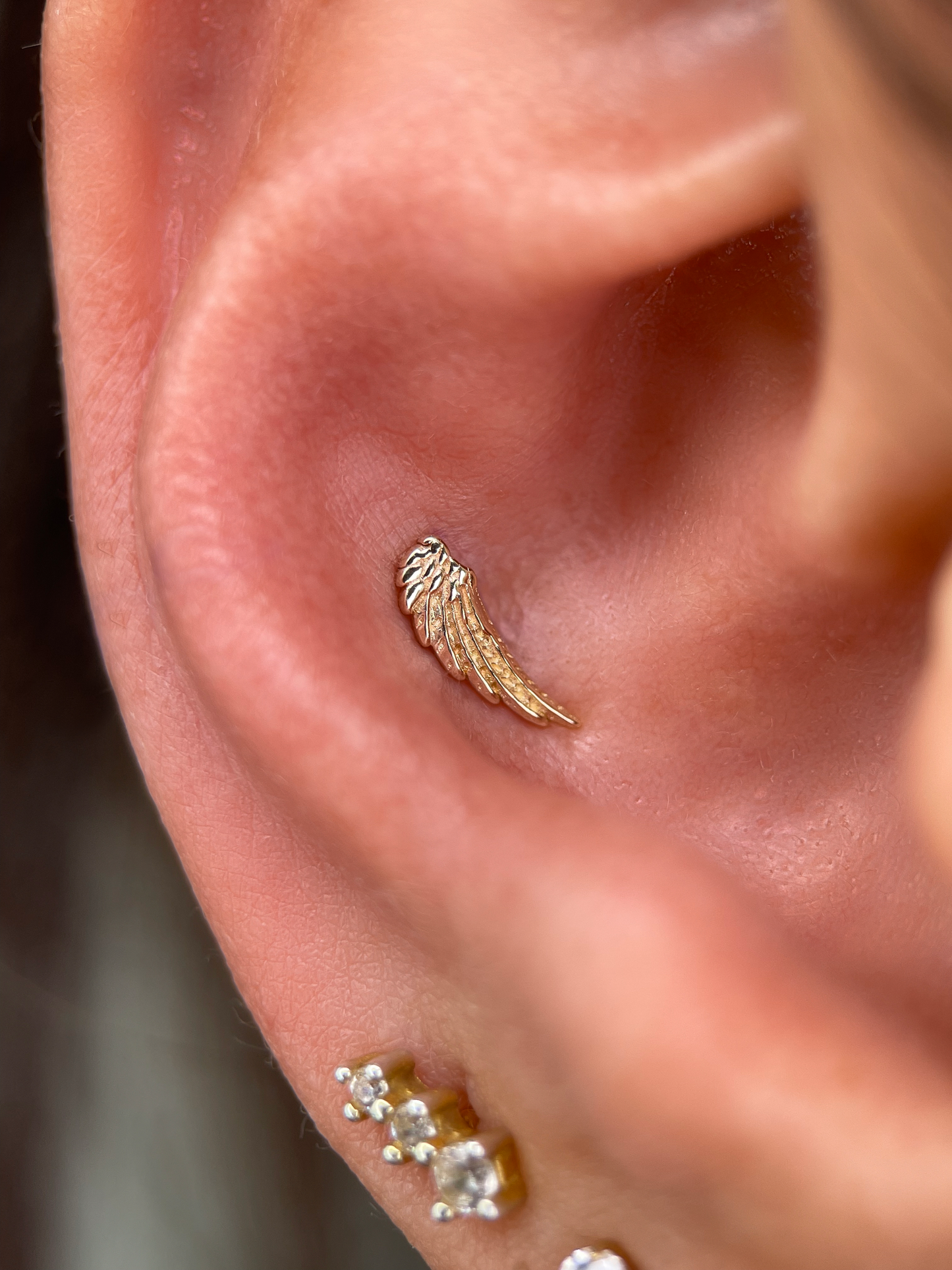 Wings - Or Jaune & Or Blanc 14K