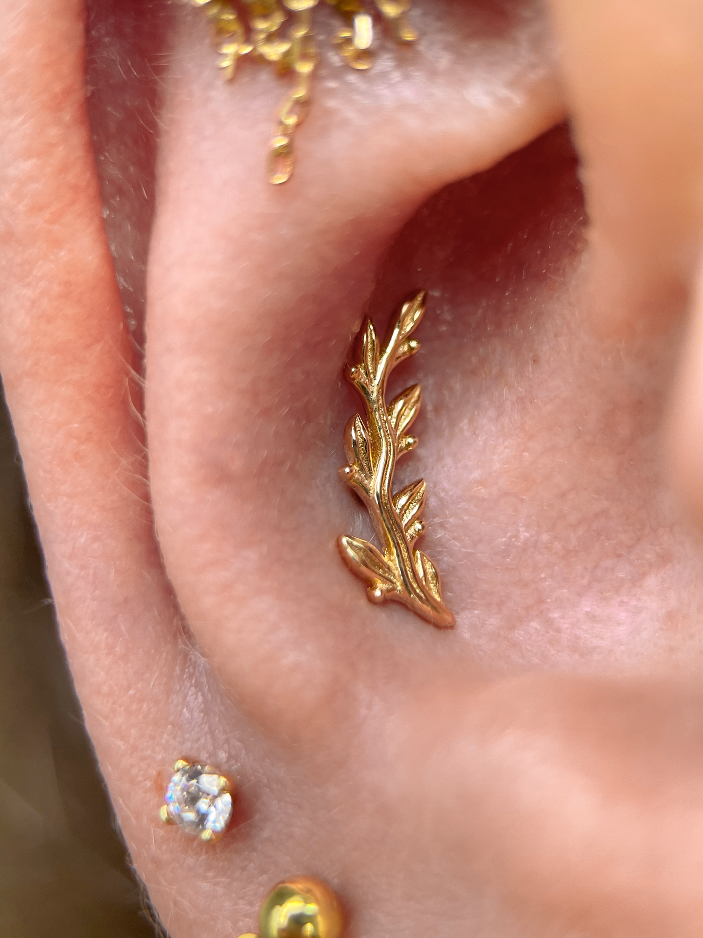 Branch - Or Jaune & Or Blanc 14K