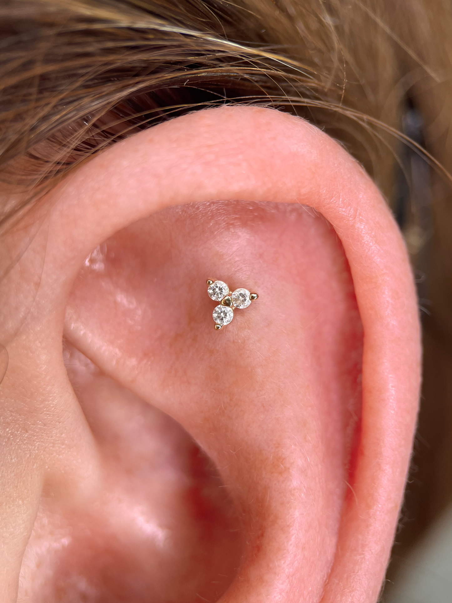 Trinity – Or Jaune & Or Blanc 14K