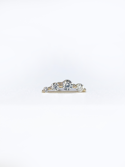 Belle – Or Jaune ou Or Blanc 14K