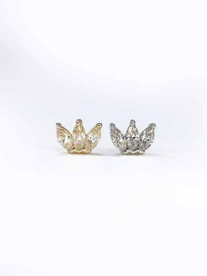Marquise – Or Jaune & Or Blanc 14K
