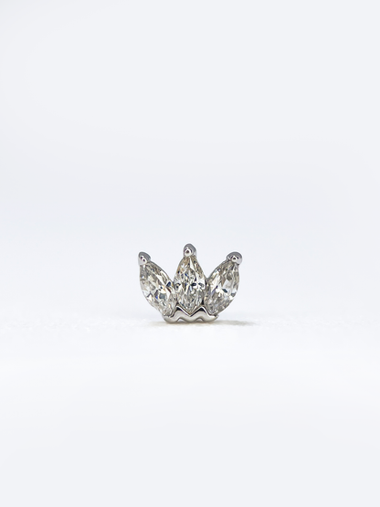 Marquise – Or Jaune & Or Blanc 14K