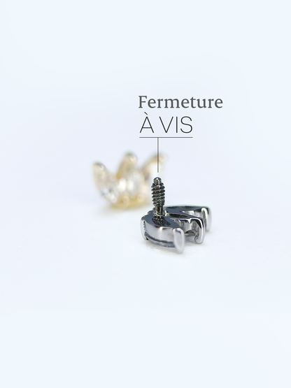 Marquise – Or Jaune & Or Blanc 14K