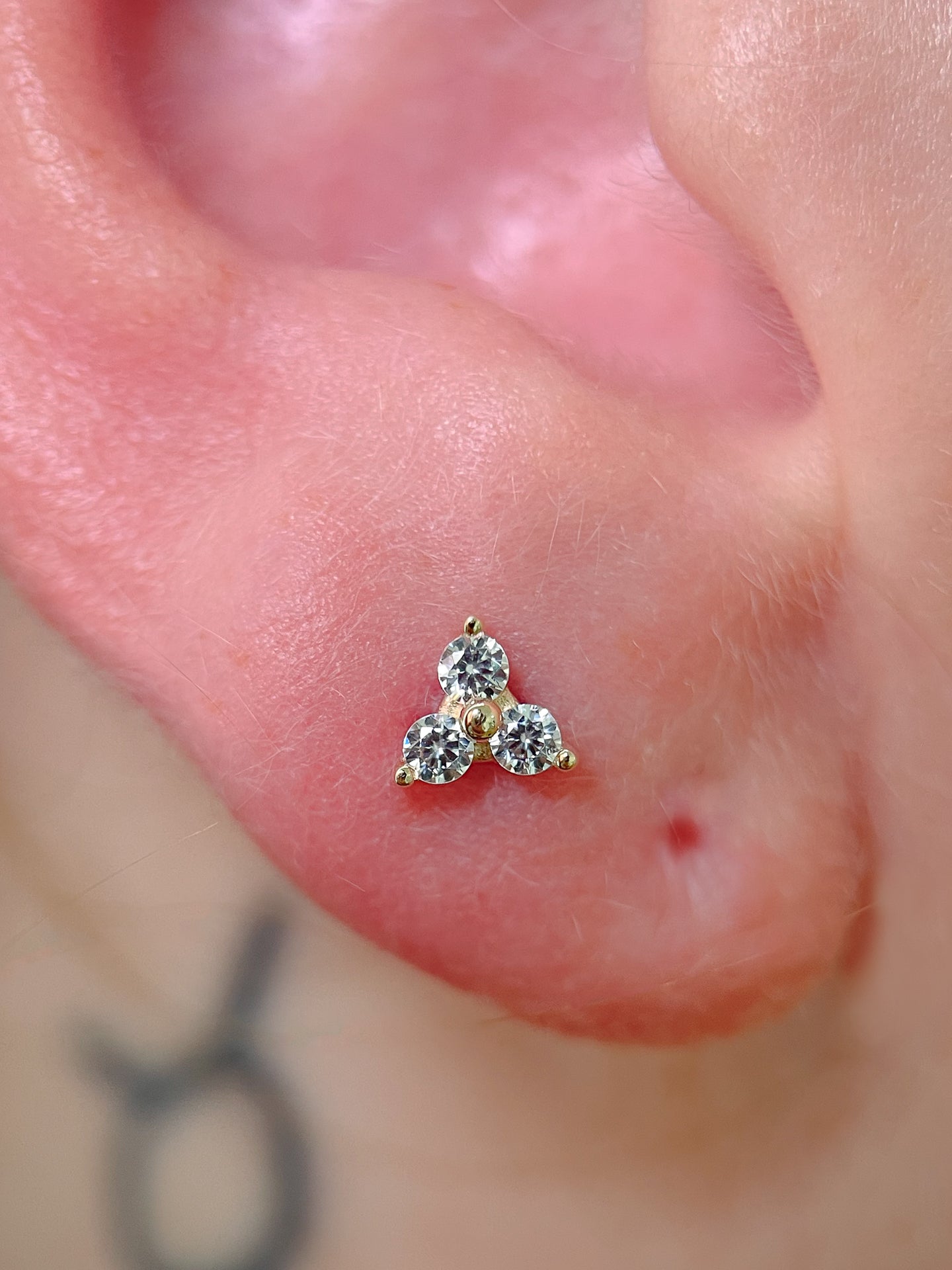 Trinity – Or Jaune & Or Blanc 14K