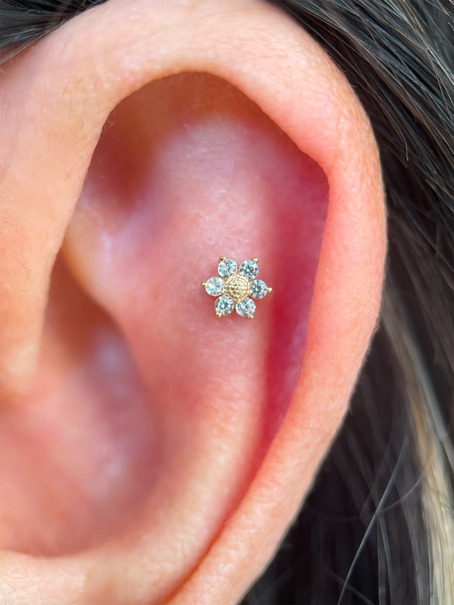 Fleur de Soleil - Or 14K